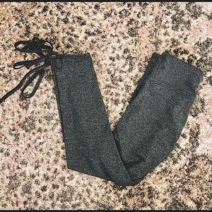 VICTORIAS SECRET SPORT || Tie Ankle Legging in Dark Heather Grey - SZ XS